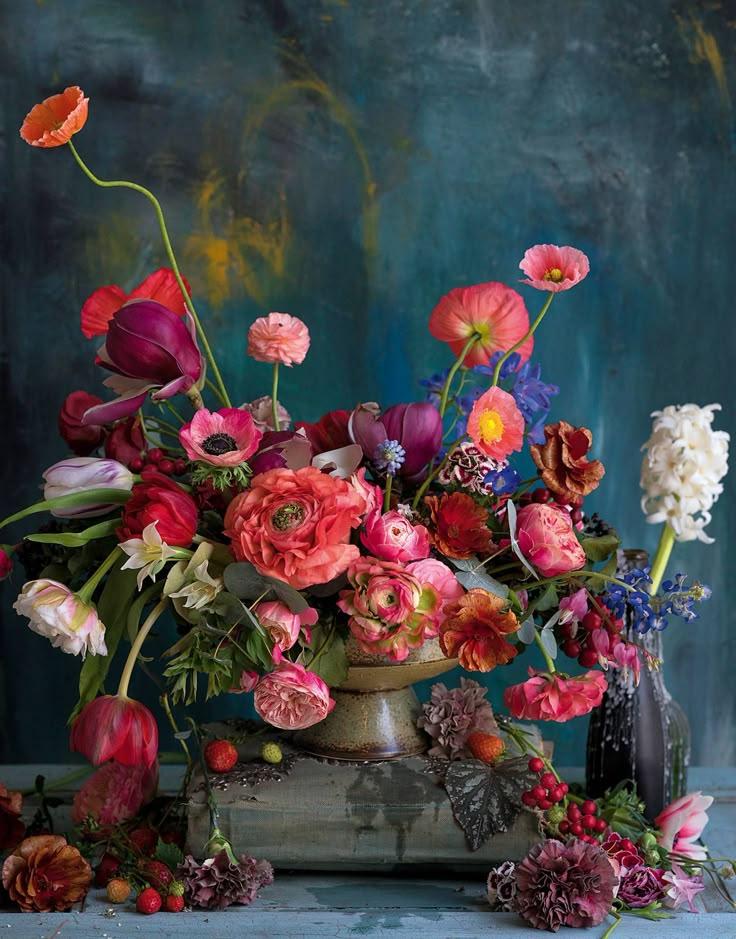 Garden Parcel Stone workshop space where corporate flower arrangements are designed and prepared for business delivery